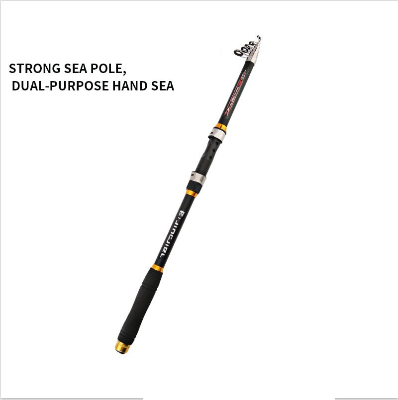 2.1M -3.6M Carp Fishing Rod Feeder Hard FRP Carbon Fiber Telescopic Fishing Rod Fishing Pole