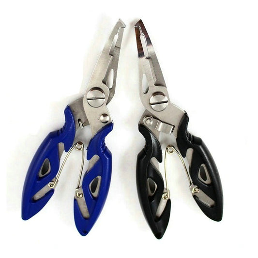Stainless steel curved fishing pliers