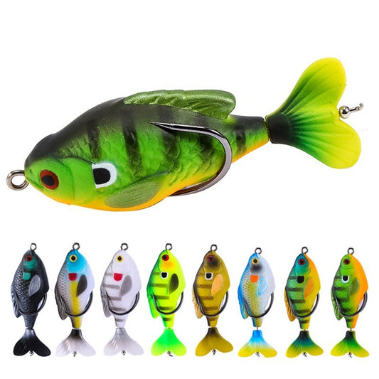 Lure 75cm Water Surface Tractor Rotating Simulation Thunder Frog Fish
